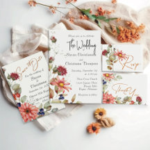 Daisy and Wildflower Wedding