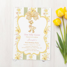 One Silly Goose 1st Birthday Collection