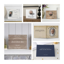 Celebration of Life Memorial Funeral Guest Books