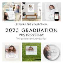 Minimalist Photo Overlay Graduation Suite