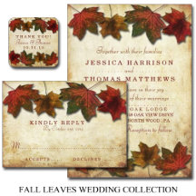 The Fall Leaves Wedding Collection