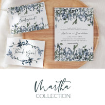 Martha • Elegant Sage & Silver Wedding Suite