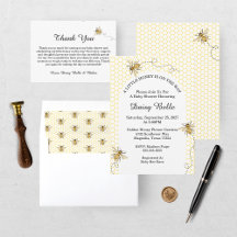 Little Honey Bee On The Way Yellow Baby Collection