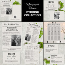 Newspaper Wedding Collection