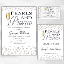 Elegant Pearls and Prosecco Bridal Shower