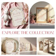 Whimsical Woodland Bunny & Wildflower Baby Shower 