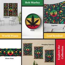 Bob Marley Leave Symbol Wall Art