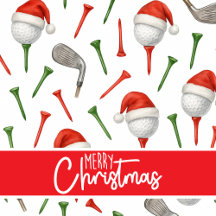 Golf Christmas Watercolor Collection 2025