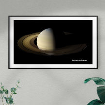 Saturn at Spring Equinox, Cassini-Huygens Photo