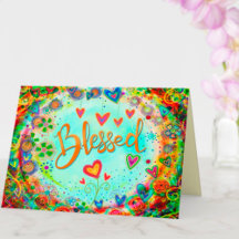 One Word Greeting Cards