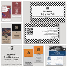 Small Businesses Discount Cards