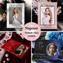Pageant Thank You Cards