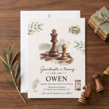 Grandmaster in Training Chess First Birthday Party