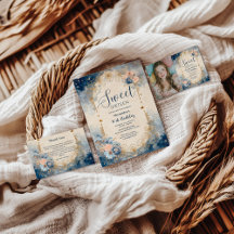 Celestial Floral Art Nouveau Sweet Sixteen