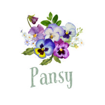 Pansy Wedding Invitations