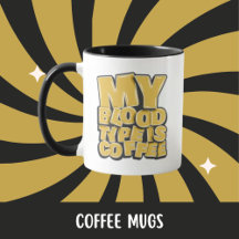  Coffee is Life Mugs Collection