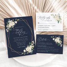 Cream White Flowers Wedding Collection