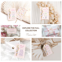 Pink Wildflower Baby Girl Shower 