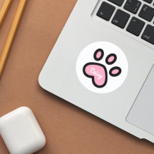 Cute Pink Cat Paws