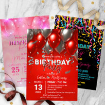 Birthday Party Invitations