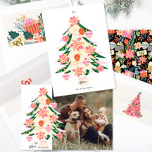 bright trendy modern retro festive christmas