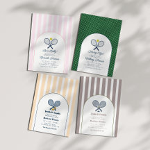 Preppy Country Club Tennis Birthday Party Suite