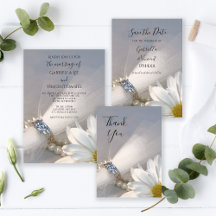 White Daisy Elegance Wedding