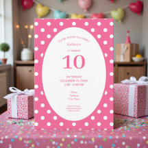 Birthday Party Invitations