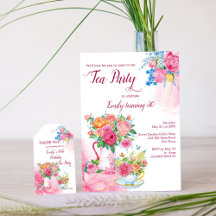 Tea Party Birthday and Bridal Shower