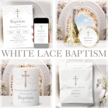 White Lace Baptism Collection