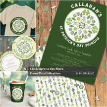 Lucky Shamrock Mandala Party Supplies