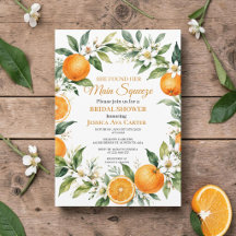 She found her main squeeze citrus Bridal shower