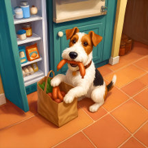 Wire Hair Fox Terrier - I'm Not Naughty