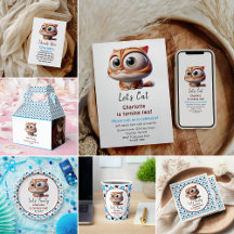  Let's Pawty! Cute Cat 2nd Birthday Party 