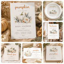 Little Pumpkin Baby Shower Fall