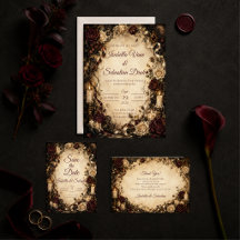 Romantic Gothic Rose Wedding