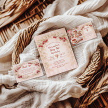 Blush Cherry Botanical Party 1st Birthday