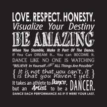 Inspirational Dance Quotes Posters