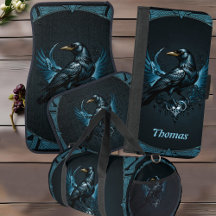 Majestic black raven