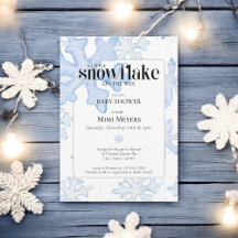 Little Snowflake Baby Shower Collection