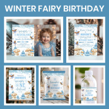 Winter Onederland Fairy Birthday