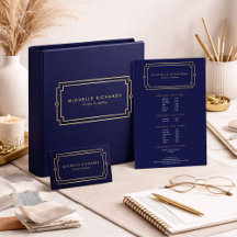 Elegant Art Deco Design Brand Suite