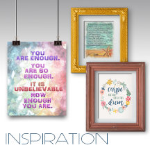 INSPIRATION POSTERS and WALL ART