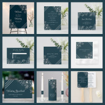 Hand Drawn White Flowers 