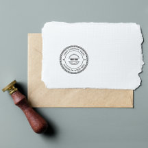 Custom Business Logo Rubber Stamp"