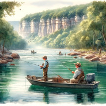 Fishing Stationery and Gifts  For Him 