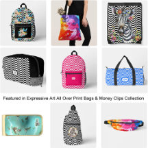 Expressive Art All Over Print Bags & Money Clips
