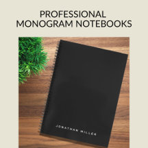 Professional Monogram Notebooks