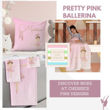 Pretty Pink Ballerina Children and Nursery Decor 