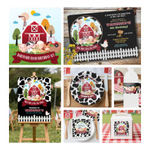Barnyard Birthday Party Set